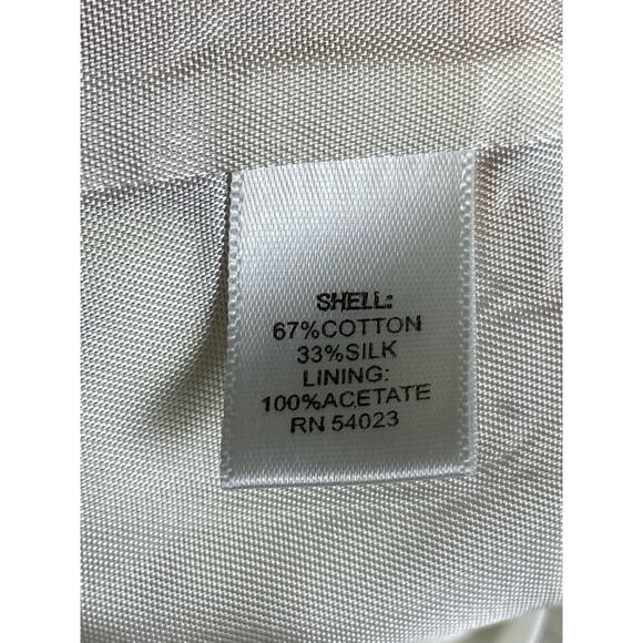 Banana Republic Fall Floral Cotton/Silk Blend Sleeveless Dress Womens Size 6 NWT - Picture 11 of 11